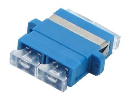 ADA-SCUDZR02-CL Fiberworks AS  Adapter SM SC-DPX Blue With flange, metall clip, Zr. sleeve